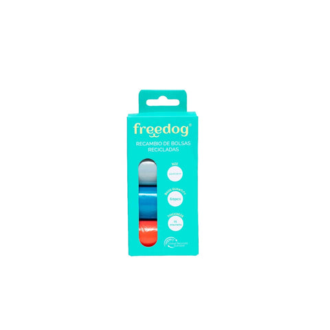 Freedog Bolsas Higiénicas Ecológicas 4x15 para Perros