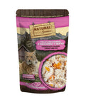 Natural Greatness pouch pollo con gambas, zanahoria y huevo para gatos 70g