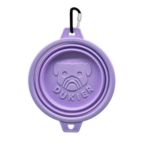 Dukier Bebedero Plegable Purple para Perro
