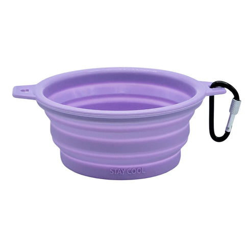 Dukier Bebedero Plegable Purple para Perro