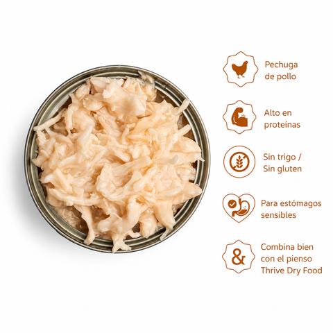 Thrive Pechuga e Hígado de Pollo para Gatos 75g
