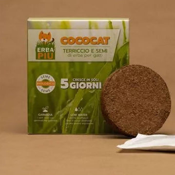 Erba Piu Cococat Sustrato y Semillas para Gatos