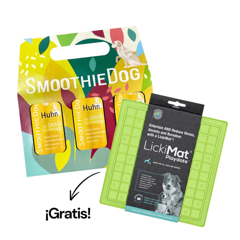 Pack Smoothie Pollo + Lickimat Playdate ¡Gratis!