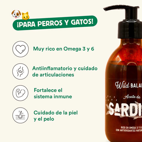 WildBalance Aceite de Sardina 250ml