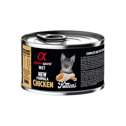 AlphaSpirit Cat Lata de Pollo para Kittens