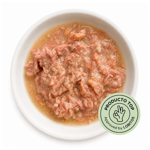 Trozos de Atún y Salmón en Caldo para Gatos - 70g