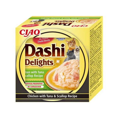 Churu Cat Dashi Pollo, Atun y vieira LOBITOS