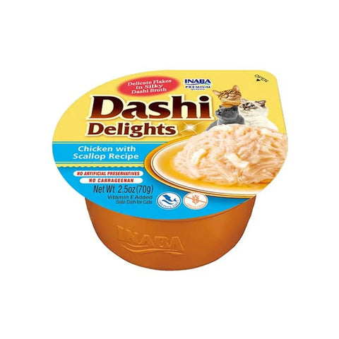 Churu Cat Dashi Pollo con Vieira 70g