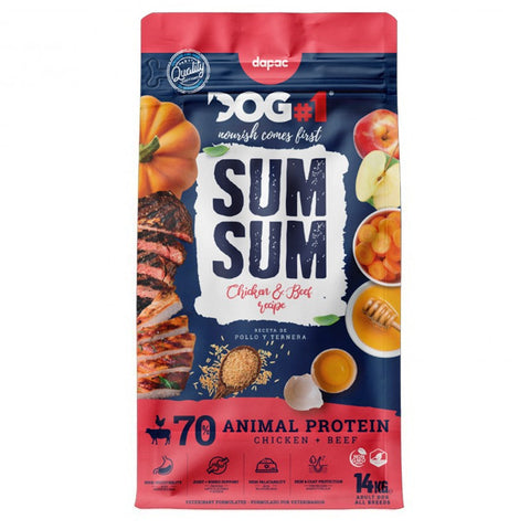 Dapac Sum Sum de Pollo y Ternera para Perros