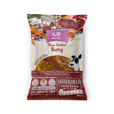 Dieta Yum COOKED Menú de Buey 500g