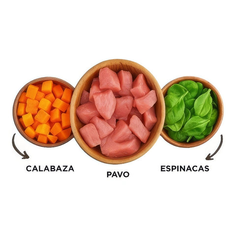 Dog Pouch Meat Lovers - Pavo 100gr