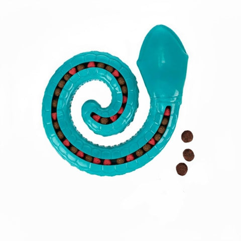 DoggyMasters Treat Snake Azul Enrollada 17cm