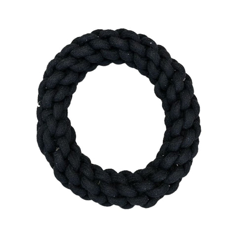 DoggyMasters Aro de Cuerda Negro