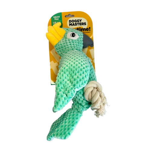 Juguete DoggyMasters Guacamayo Menta