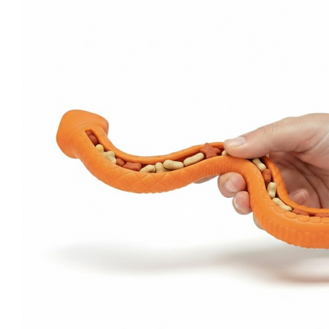 DoggyMasters Treat Snake Naranja 42cm