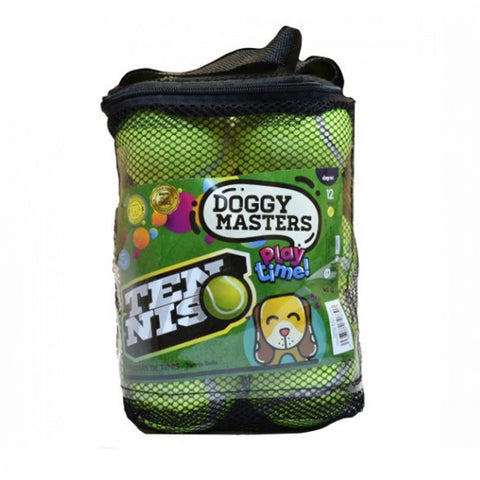 DoggyMasters Tenis Ball 65mm Pack x12