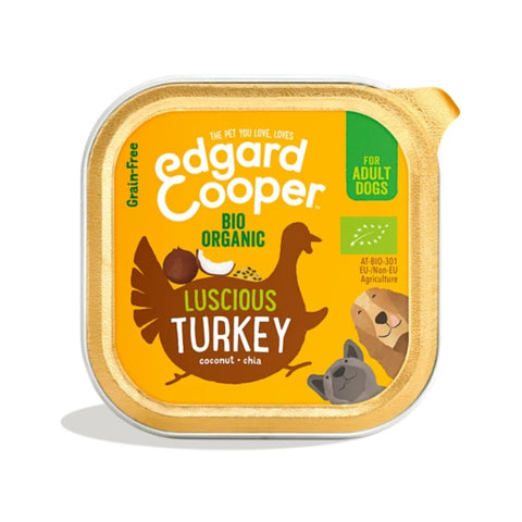 Edgard & Cooper Dog tarrina BIO Pavo