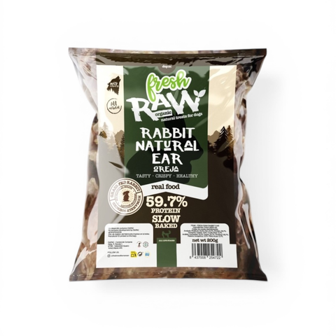 Fresh Raw Orejas de Conejo sin Pelo 200g