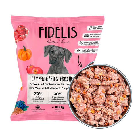 Fidelis Cooked Cerdo con Trigo Sarraceno 400g