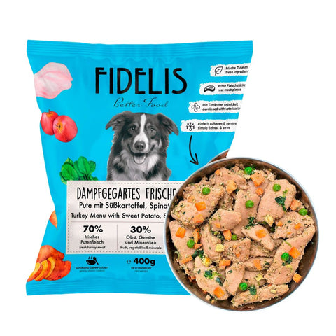 Fidelis Cooked Pavo con Boniato 400g