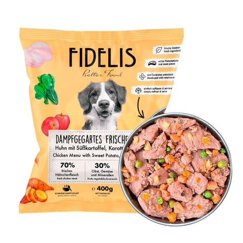Fidelis Cooked Pollo con Boniato 400g