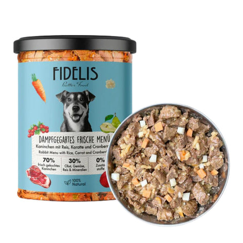 Fidelis Menú Cocido de Conejo - Frasco 400g