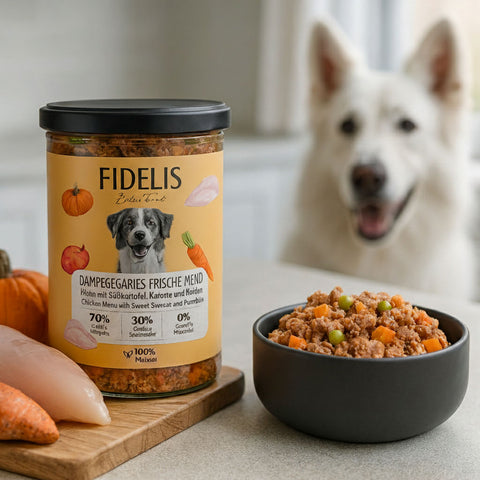 Fidelis Menú Cocido de Pollo - Frasco 400g