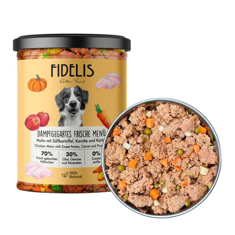Fidelis Menú Cocido de Pollo - Frasco 400g