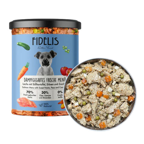 Fidelis Menú Cocido de Salmón - Frasco 400g