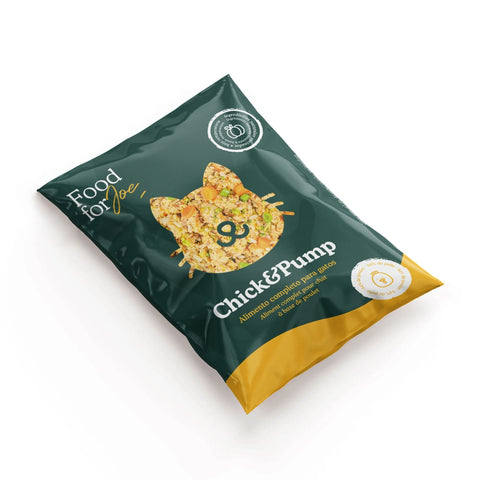 Food for Joe - Cat - Menú de Pollo y Calabaza "Chick&Pump" 200g