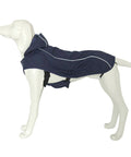 Chubasquero Twinbee Raincoat en color azul para perros, detalle