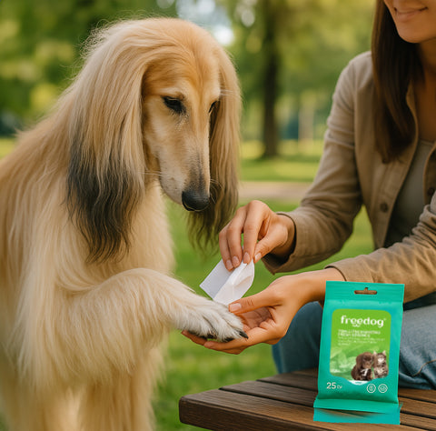 Freedog Toallitas de Aloe Vera - pocket (25 unidades)