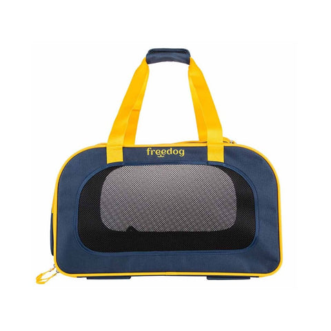 Freedog Trolley Travel Tails Azul y Mostaza