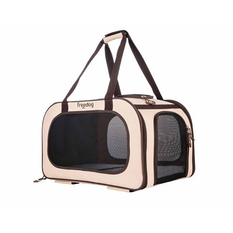 Freedog Trolley Travel Tails Crema y Chocolate