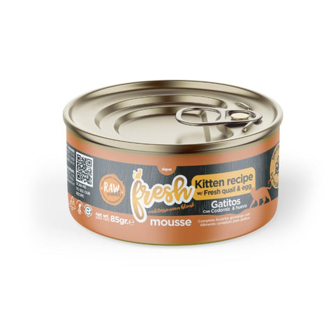 Fresh Cat Kitten - Mousse de Codorniz y Huevo 85g