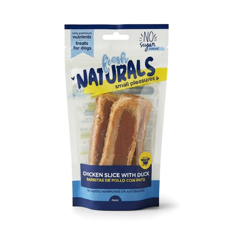 Fresh Naturals Barritas de Pollo con Pato 100g