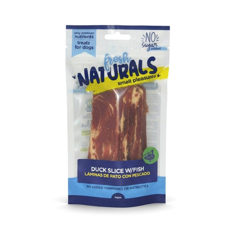 Fresh Naturals Láminas de Pato con Pescado 100g