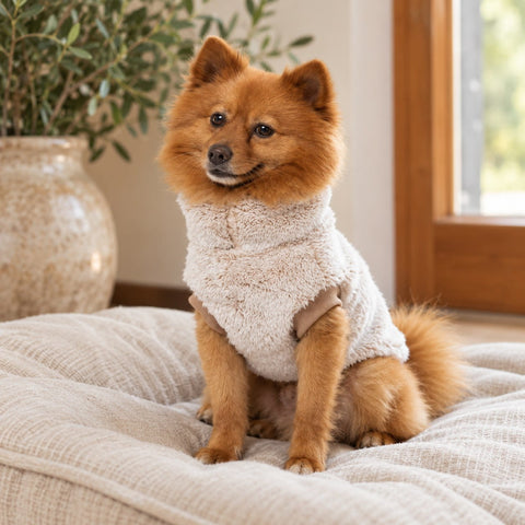 FuzzYard Frosted Teddy Jersey Latte para Perro