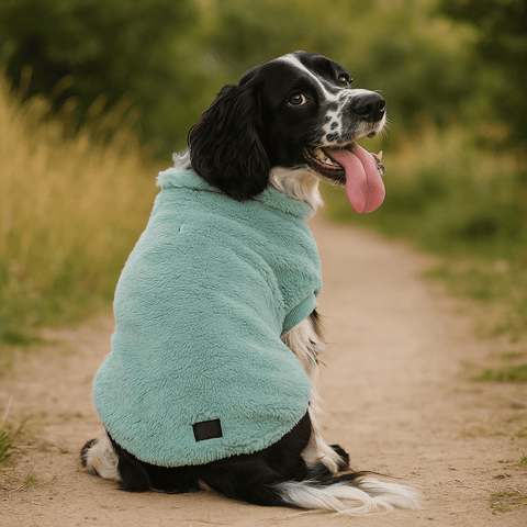 FuzzYard Sweater - Turtle Teddy 25 - Artic Blue