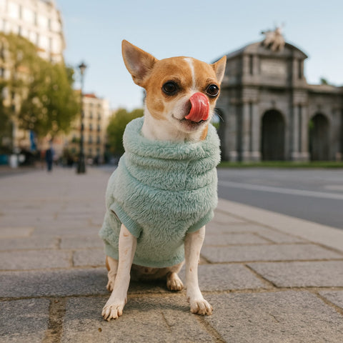 FuzzYard Sweater - Turtle Teddy 25 - Artic Blue