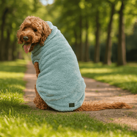 FuzzYard Sweater - Turtle Teddy 25 - Artic Blue