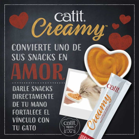 Catit Creamy Pollo 4x10g