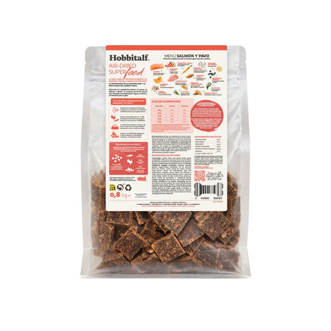Hobbitalf Air-dried Superfood Adult Cat Salmón & Pavo