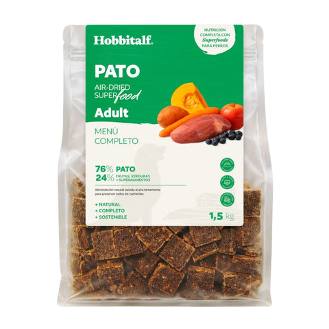 Hobbitalf Air-dried Superfood Adult Dog Pato