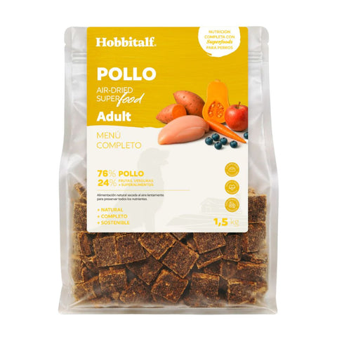 Hobbitalf Air-dried Superfood Adult Dog Pollo