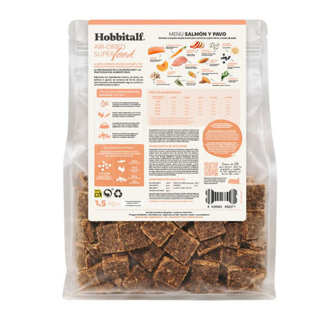 Hobbitalf Air-dried Superfood Puppy dog Salmón y Pavo