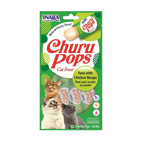 Inaba Cat Churu Pops Atún y Pollo 4x15g