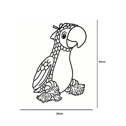 Juguete DoggyMasters Guacamayo Azul