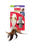 KONG Cat Refillable Feather Mouse JUGUETE GATO LOBITOS