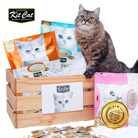 Kit Cat PurrPuree Atún y Fibra (Hairball Control) 40 x 15gr